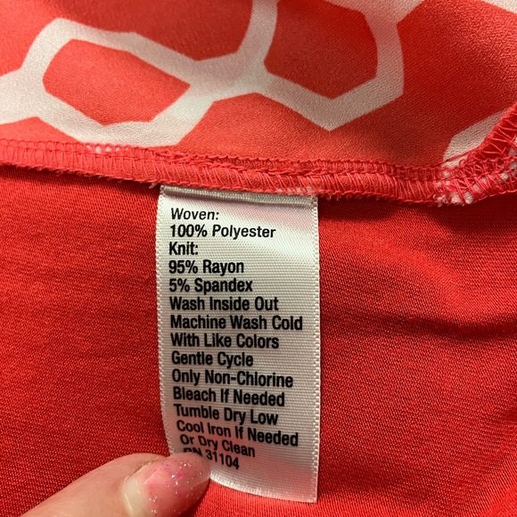 Kaari Blue, sleeveless top, red/white, S. - Picture 4 of 5